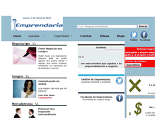 Tablet Screenshot of emprendaria.com